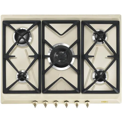 Smeg - Placa gas Smeg 5 quemadores - SRV876POGH.