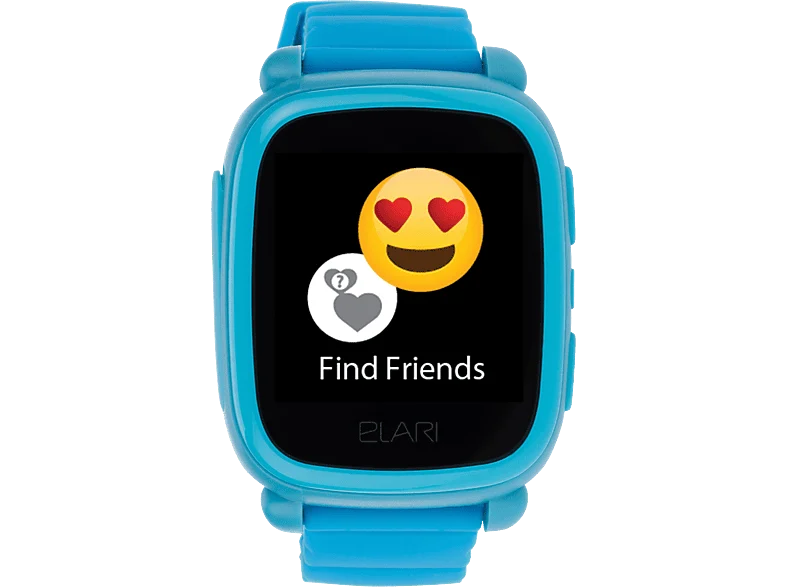 Smartwatch infantil - Elari KidPhone 2G, Talla Infantil, 1.4" Táctil IPS, USB-C, Botón SOS, Función Zonas Seguras, 450 mAh, Azul