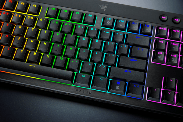 TECLADO RAZER BLACKWIDOW V4 LOW PROFILE HYPERSPEED ORANGE SWITCH (US LAYOUT) (RZ03-05270800-R3M1)