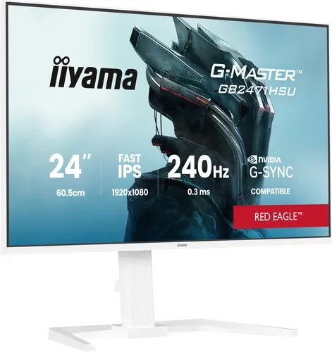 iiyama GB2471HSU-W1 Monitor Gaming G-Master 23,8" IPS FHD GB2471HSU-W1