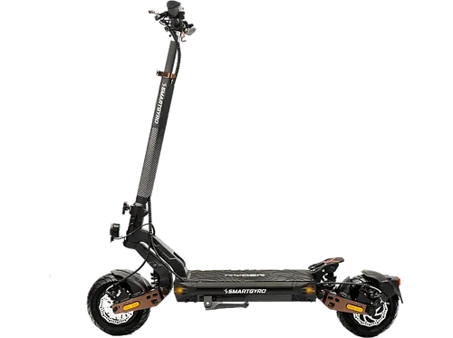 Patinete eléctrico - smartGyro Ryder 2, Tipo 1 / VPL, Potencia Nominal 1000W, Carga máx. 120 kg, 18000 mAh, 25 km/h, Gris