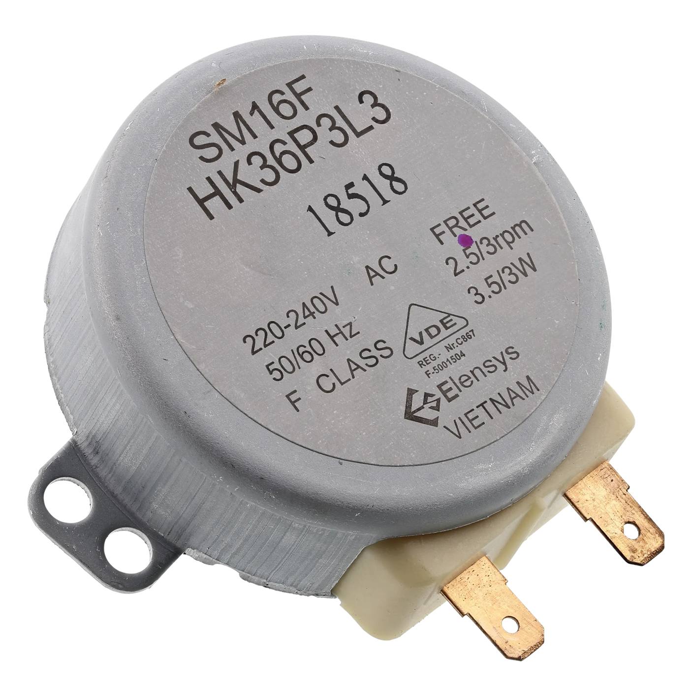 AEG Motor para base giratoria de microondas con eje 50293713009