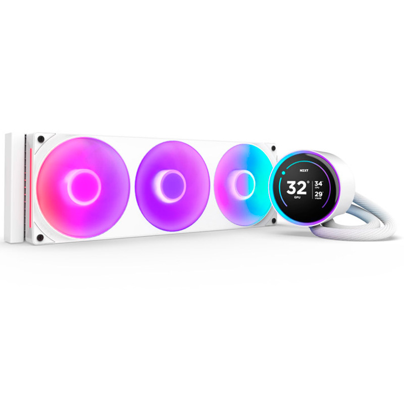 NZXT Kraken Elite 360 RGB (2025) LCD Display Blanco