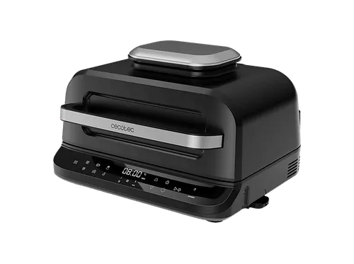 Freidora de aire - Cecotec Cecofry FireDome 6000, 2400 W, 6 modos cocción, 4 niveles grill, Termostato regulable, Capacidad 6L, Black