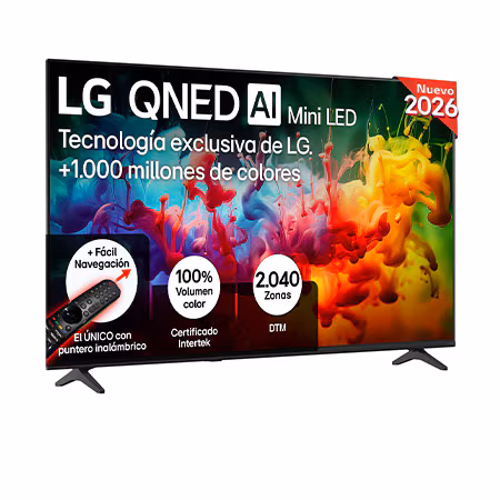 Smart TV LG QNED MiniLED AI QNED7E 65 pulgadas 4K 2026 - 65QNED7EB3C | LG ES