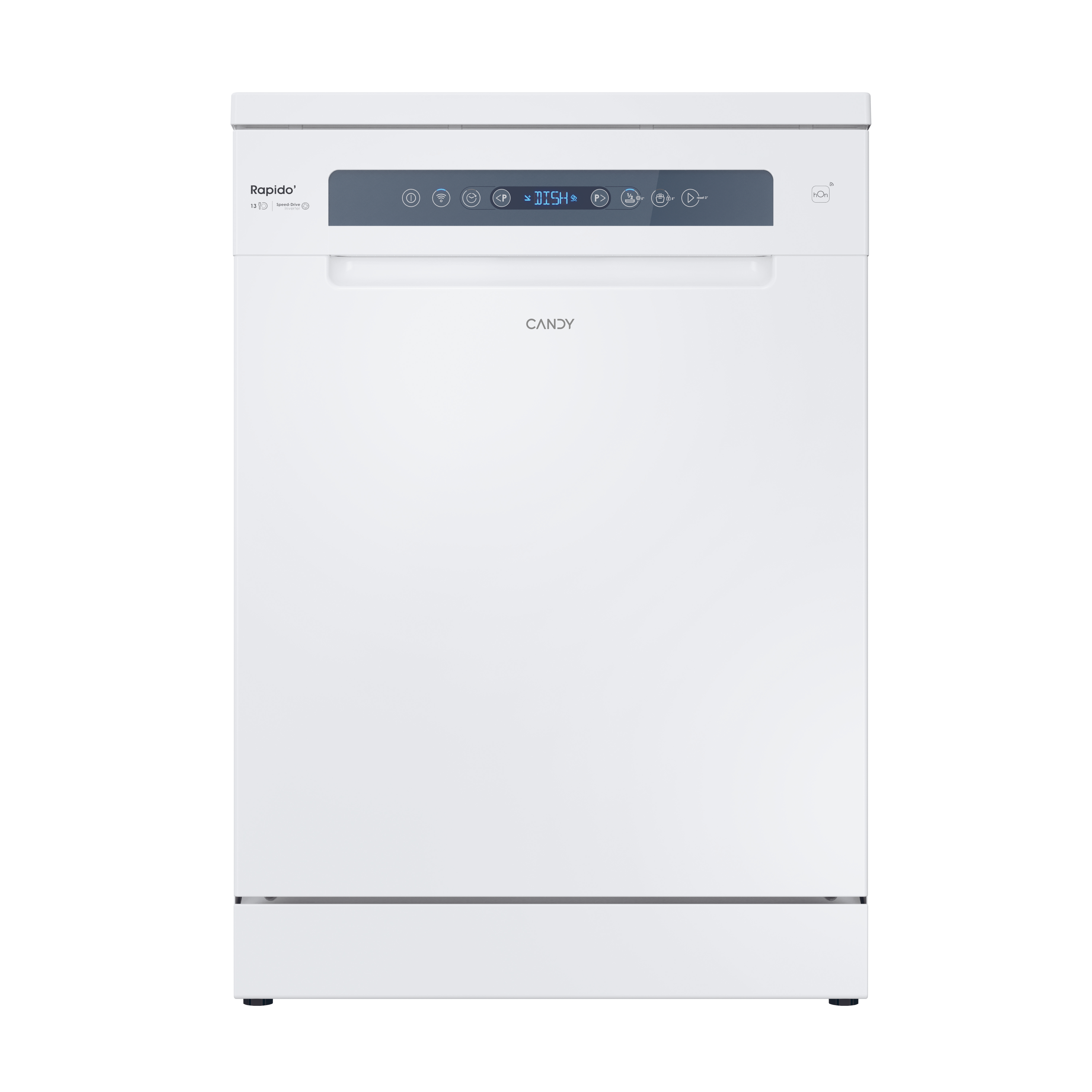 Lavavajillas - Candy Rapido' CF 3C7F0W, 13 Servicios, 5 Programas, 60 cm, Motor Inverter, Wi-Fi, Blanco