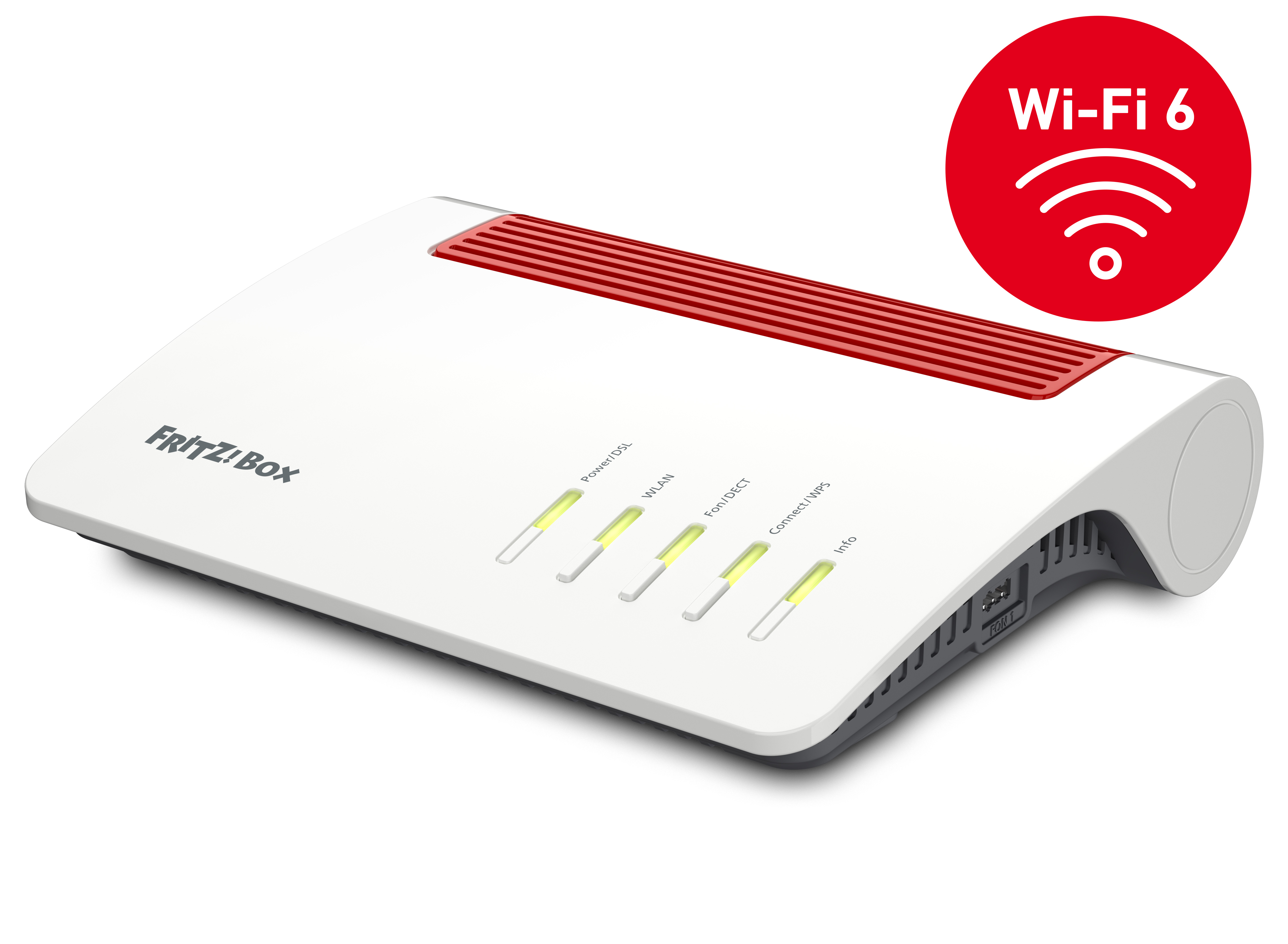 FRITZ! 20002999 FritzBox 7590 AX Router Wi-Fi 6 de Doble 20002999