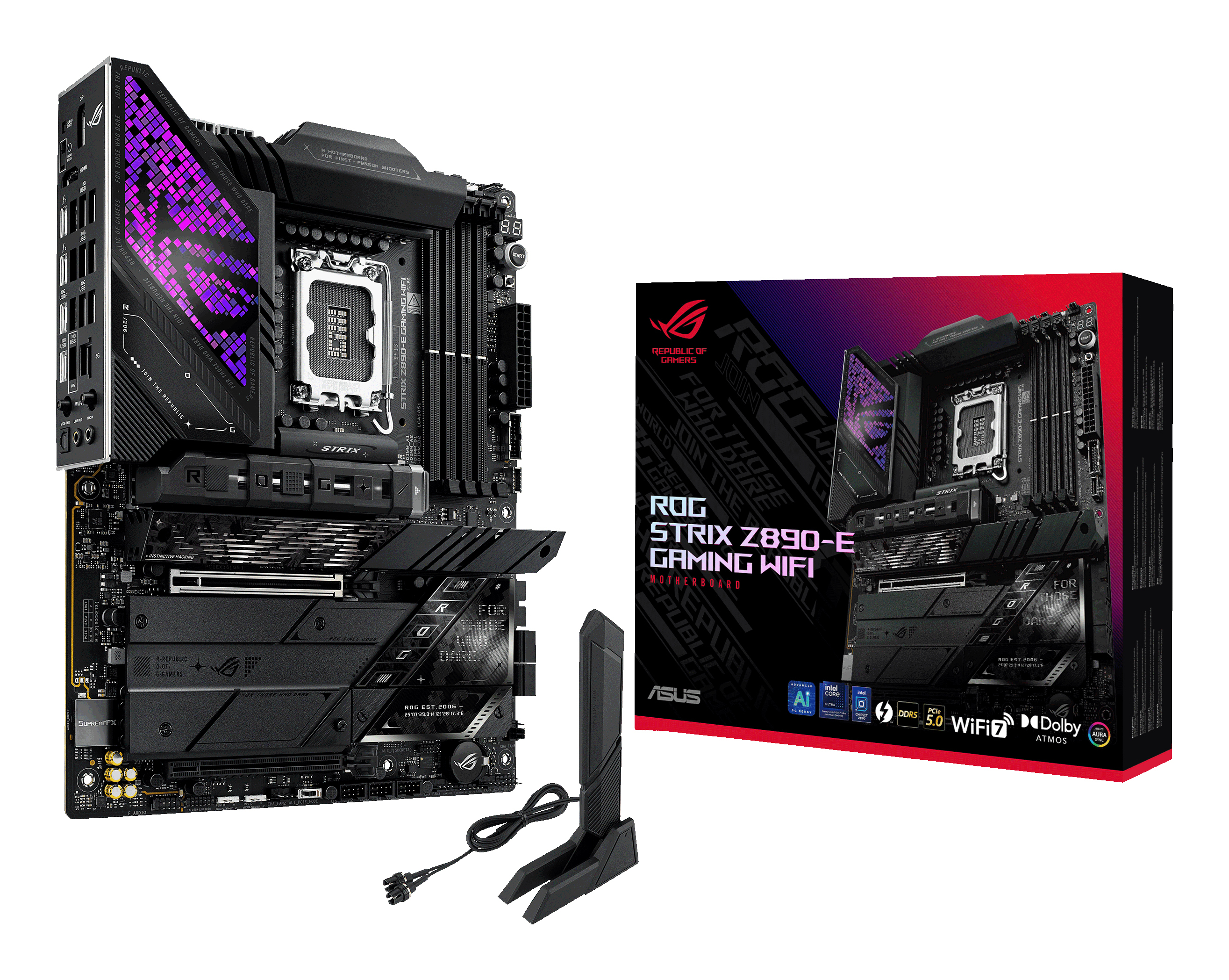 ASUS ROG STRIX Z890-E GAMING WIFI Intel Z890 LGA 1851 90MB1IM0-M0EAY0