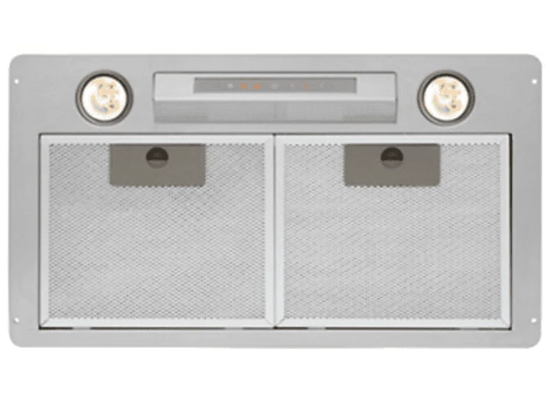 Campana grupo filtrante - Cata GL 45 X, 3 Velocidades, 820 m3/h, Turbo, 49.2 cm, Plata