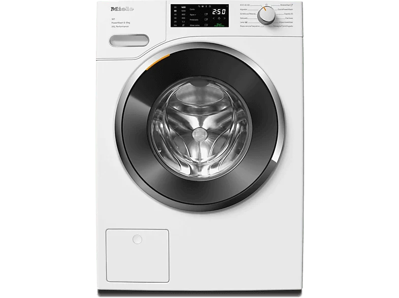 Lavadora carga frontal - Miele WWK360 WCS, 10 kg, 1400 rpm, 11 programas, QuickPowerWash, Alisar extra, Blanco loto