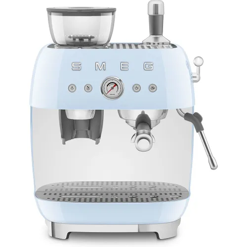 Smeg - Cafetera espresso manual Smeg 50'Style EGF03 con molino.