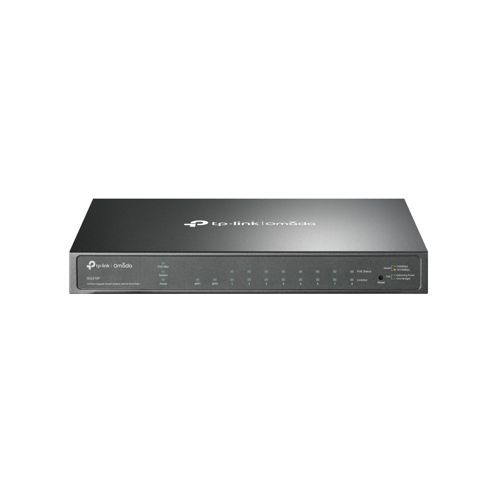 TP-Link SG2210P (TL-SG2210P) JetStream™ 8-Port Gigabit Smart SG2210P