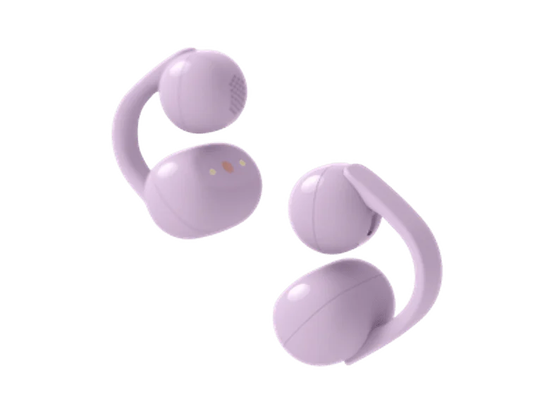 Auriculares True Wireless - Sony LinkBuds Clip, Estilo abierto, 3 modos de escucha, IPX4, Llamadas nítidas, 37 horas, IA, Táctil, iOS/Android, Lavanda