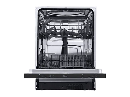 Lavavajillas integrable - Midea MID60S110.2, 12 servicios, 4 programas, 59.8 cm, Sin panelar