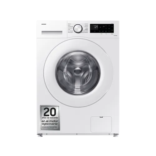 Samsung - Lavadora Samsung 9kg Tecnología Ecobubble™ Clase A Blanca WW90CGC04DTEEC.