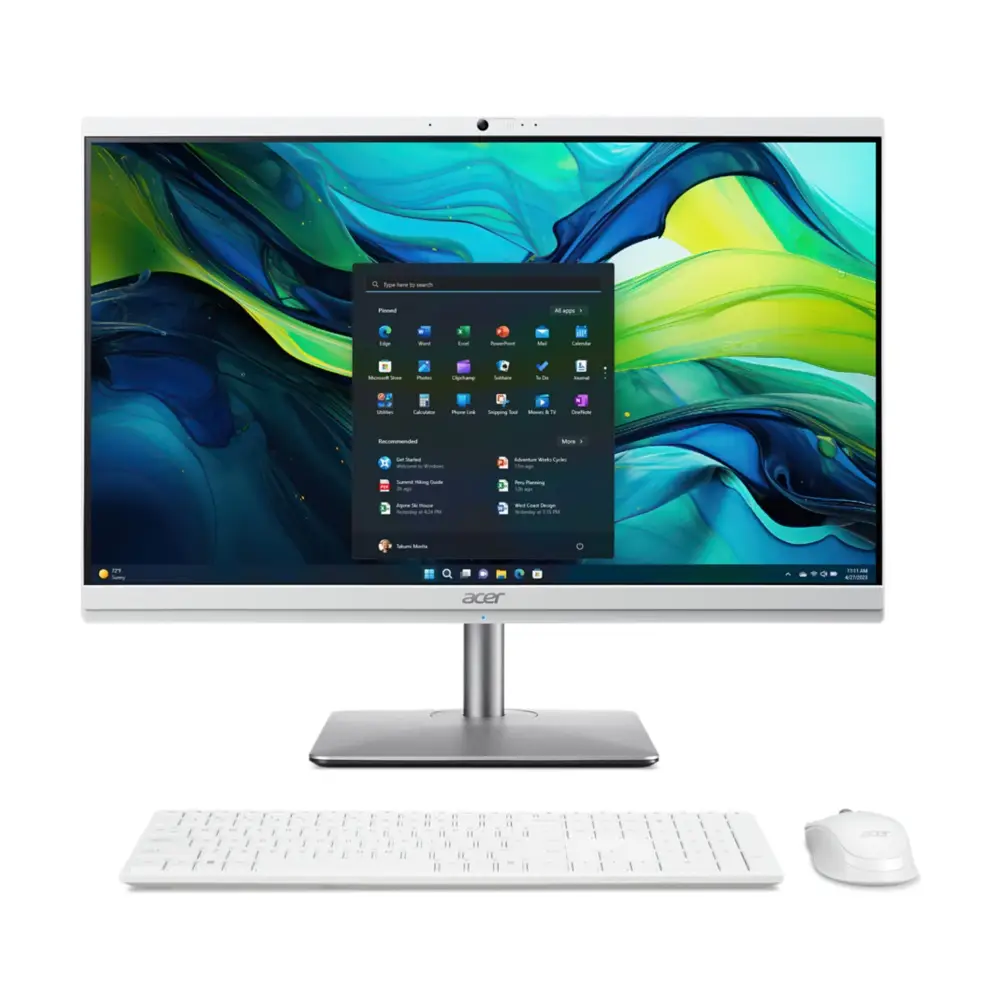 Acer Aspire C 24, C24-195ES, Todo en Uno, 23.8", Intel® Core™ Ultra 5, 16GB RAM, 1TB SSD, Intel® Graphics
