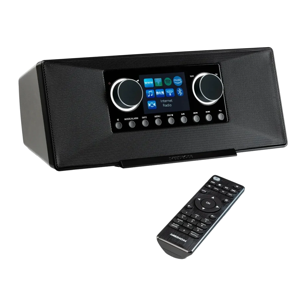 Radio por Internet Medion MD AM, DAB+, FM WiFi, Bluetooth Negro 89289
