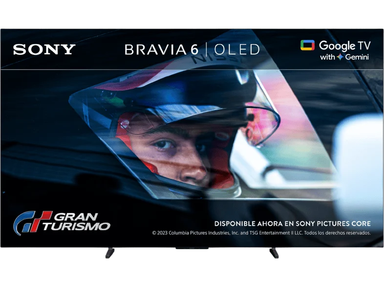 TV OLED 83" - Sony BRAVIA 6, 4K Smart TV/Google con Gemini, 120Hz/VRR/ALLM, Dolby Vision/Atmos, Google Cast, Apple Airplay, Ultra Delgado, 83A65