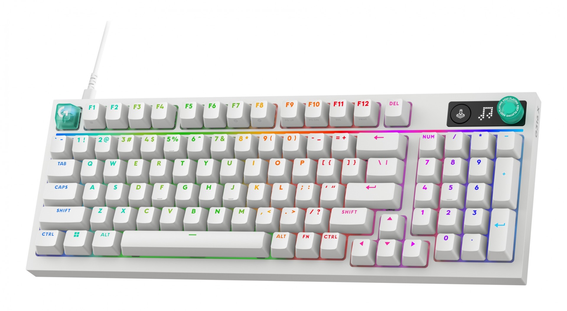 Logitech 920-014231 G316 X 98 - Blanco QWERTY INTL 920-014231