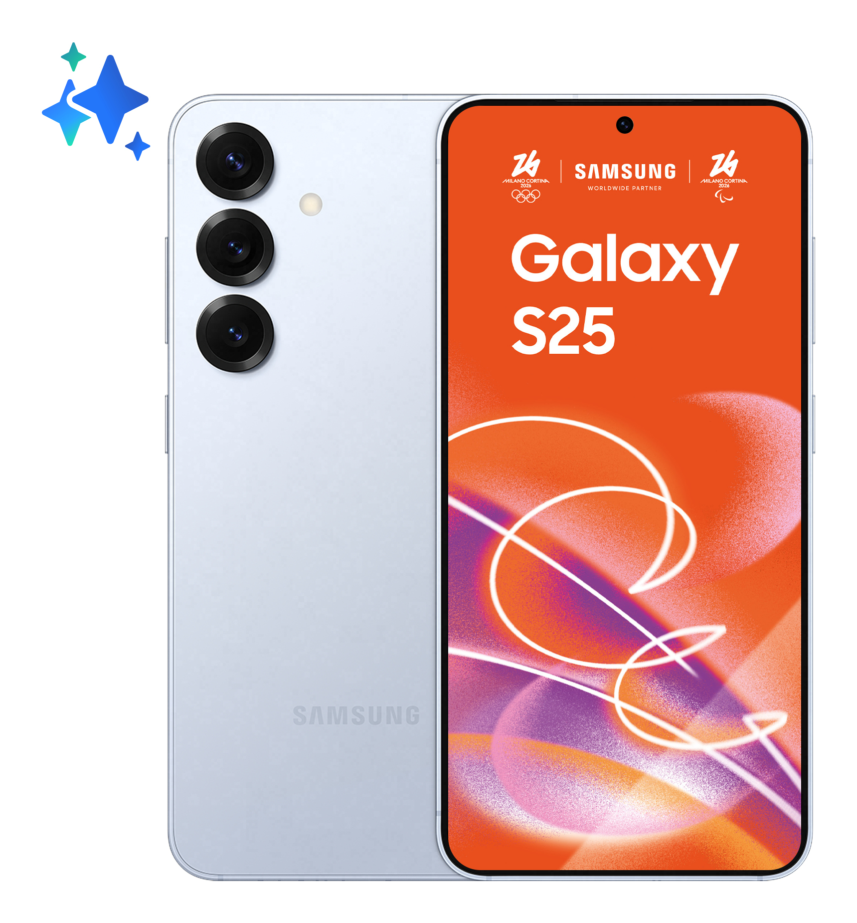 Samsung Galaxy S25 5G 12/256GB Azul Claro SM-S931BLBGEUE