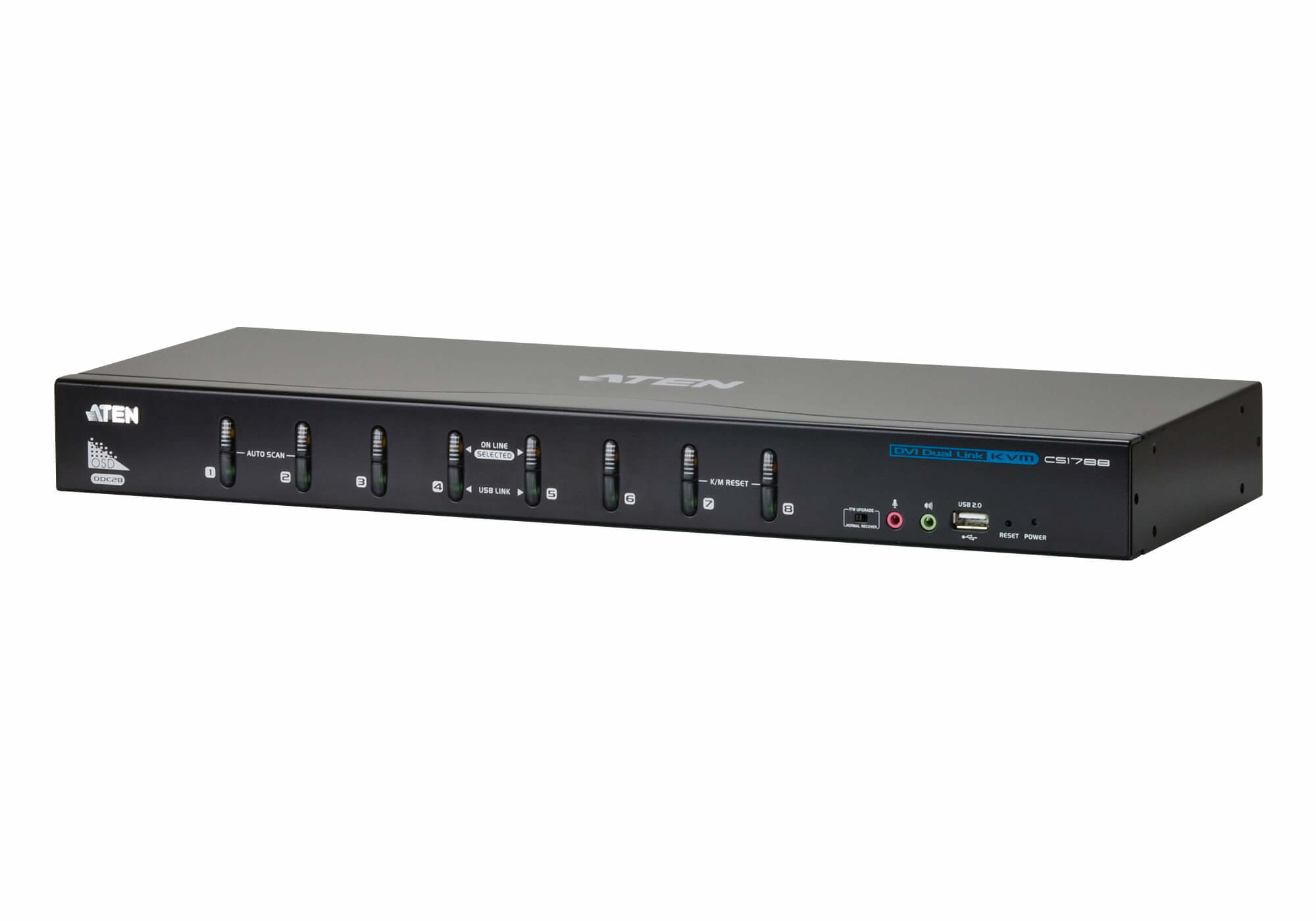 ATEN CS1788-AT-G interruptor KVM Negro CS1788-AT-G