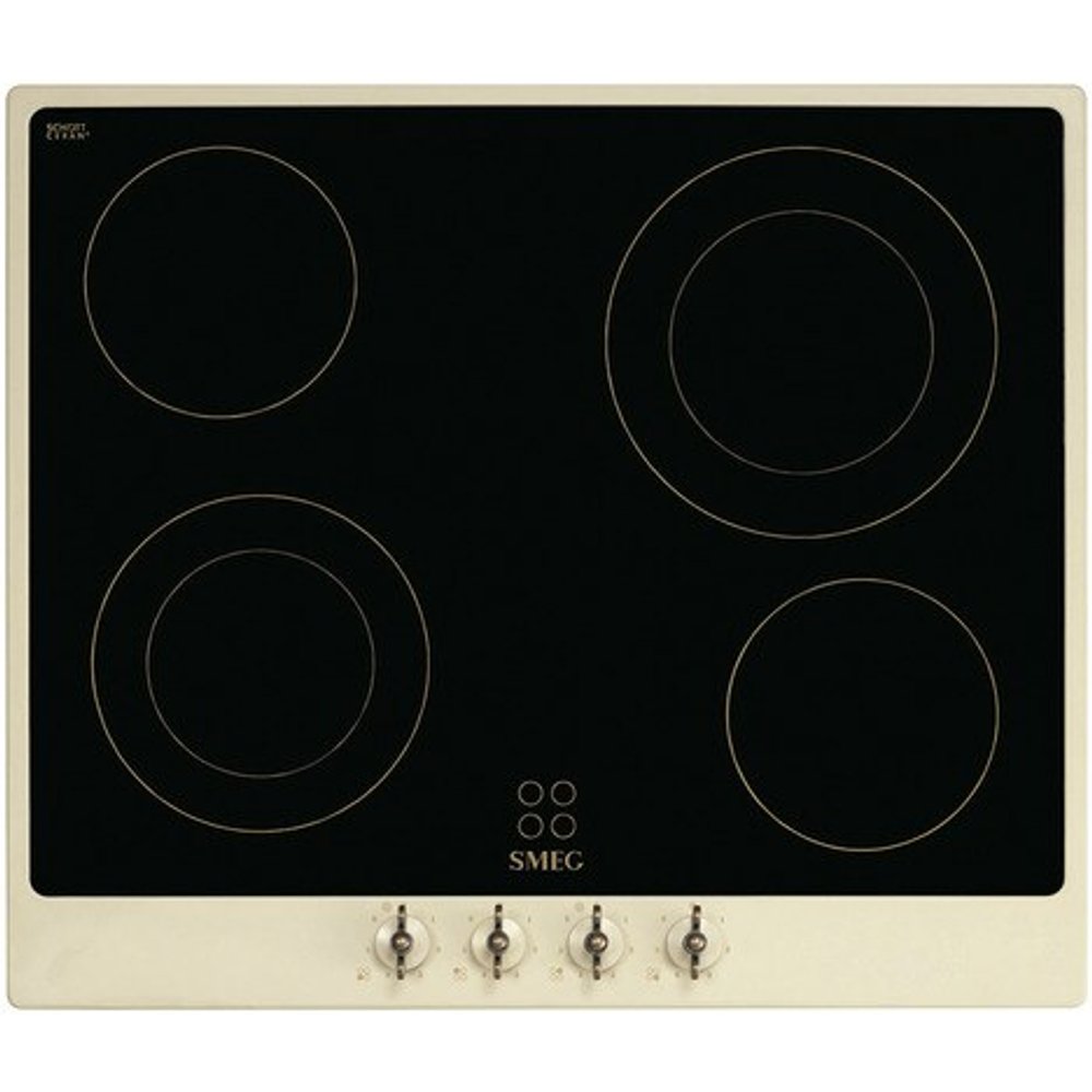 Smeg - Placa vitrocerámica Smeg 4 zonas de cocción - P864PO.