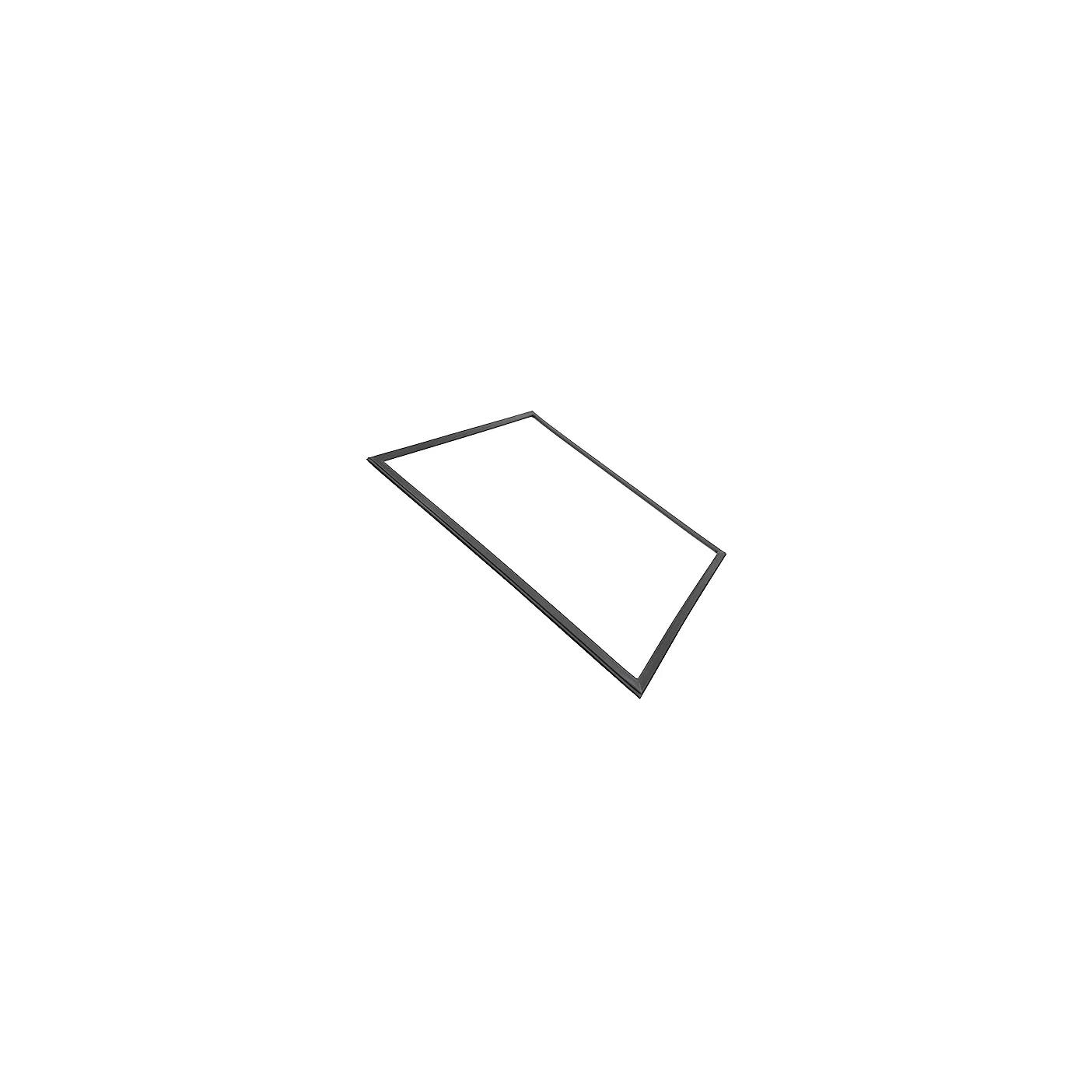 AEG Junta para puerta de congelador, gris - 577 x 677 mm 960014983