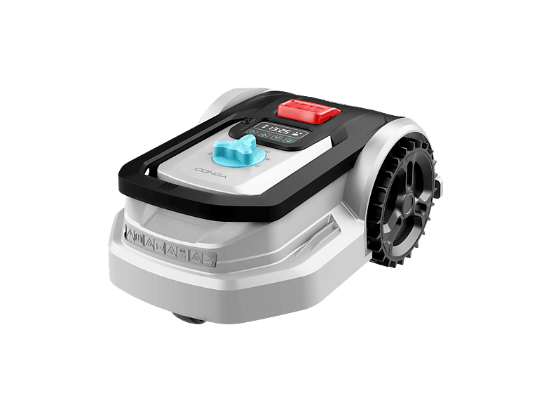 Robot cortacésped - Cecotec Conga GrassHopper 500 Connected, Superficie 500m2, Pendiente máxima 27%, Sensor detector de lluvia, Control APP, Plata
