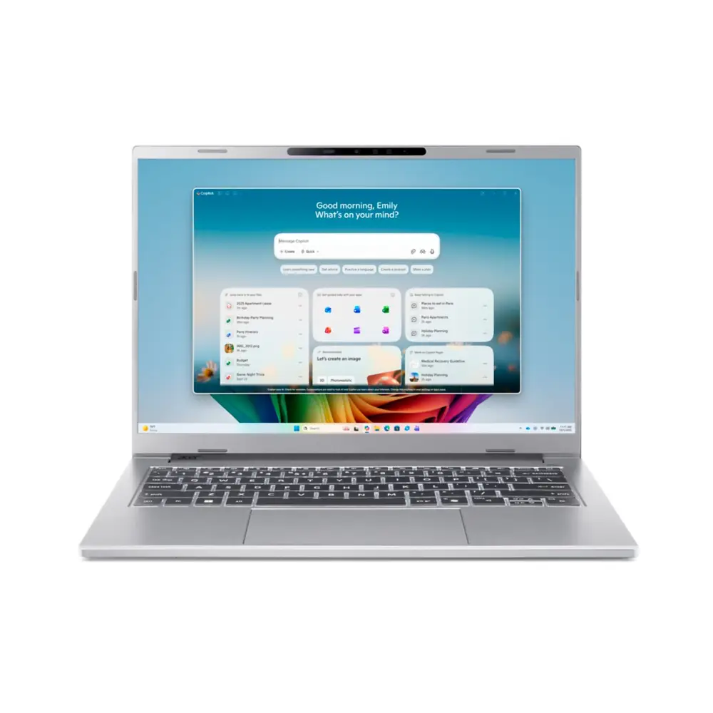 Acer Aspire 14 AI, A14-A71M, Portátil, 14", AMD Ryzen AI 7, 16 GB RAM, 512 GB SSD, Radeon 840M