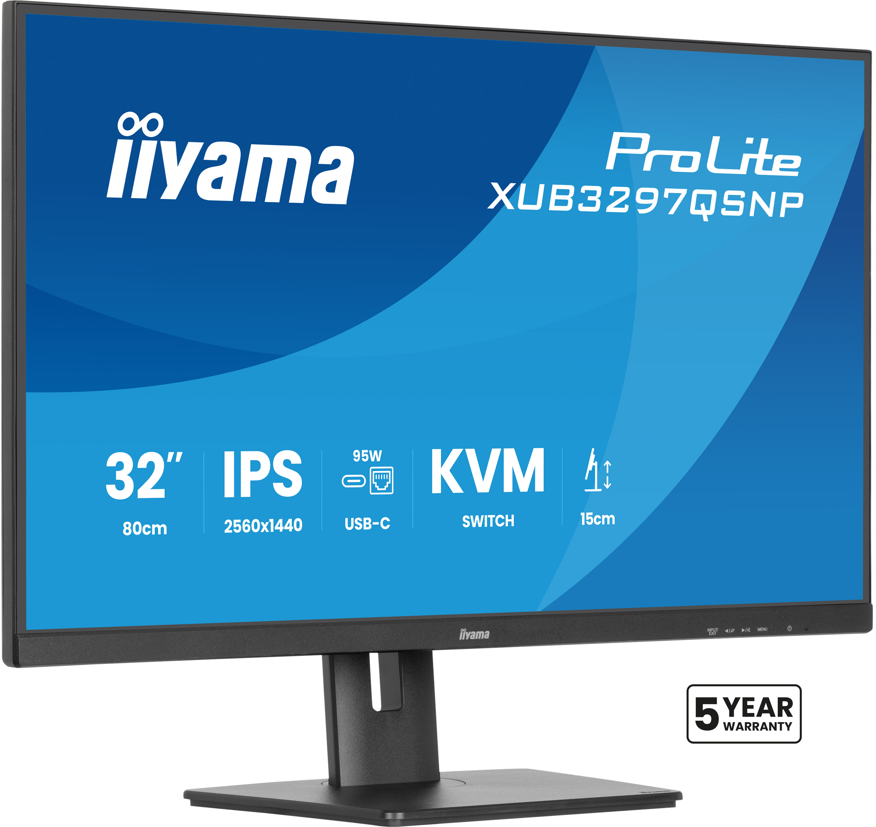 iiyama XUB3297QSNP-B1 Monitor de 32 pulgadas IPS XUB3297QSNP-B1