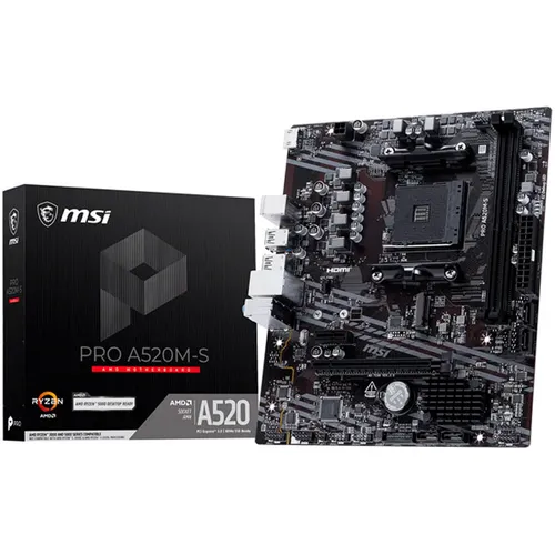 MSI PRO A520M-S mATX Socket AM4