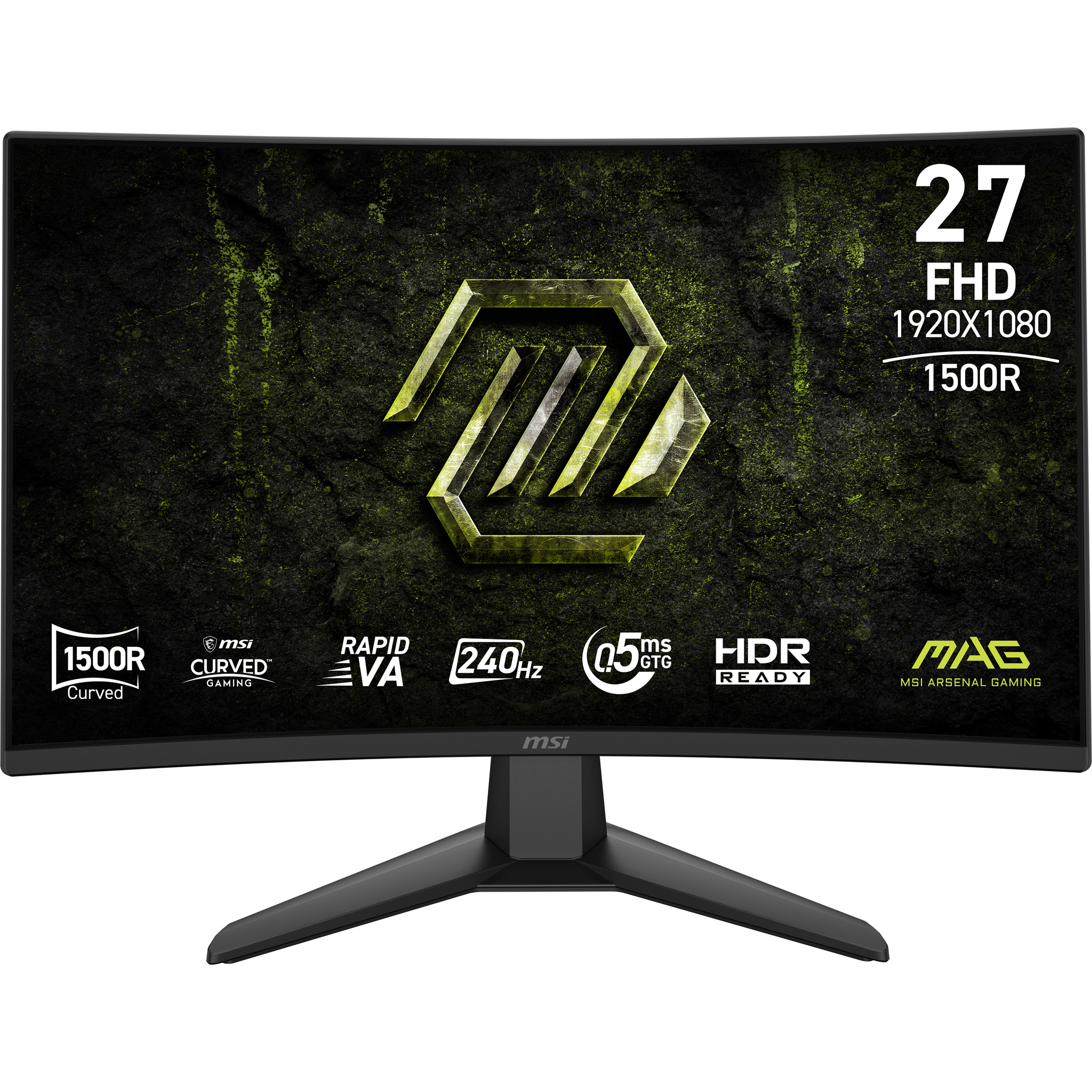Monitor MSI MAG 274CF X24 27 pulgadas 240Hz Curvo 1500R FHD Rapid VA
