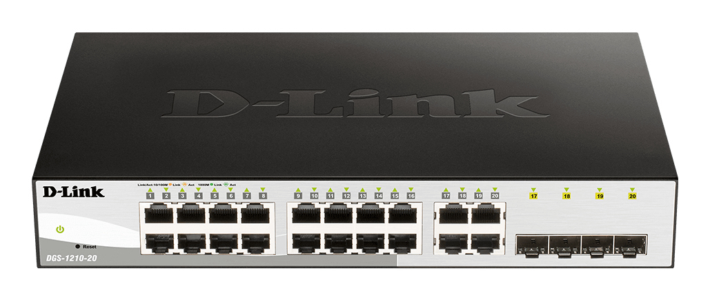 D-Link DGS-1210-20/E 20-Port Layer2 Smart Managed DGS-1210-20/E