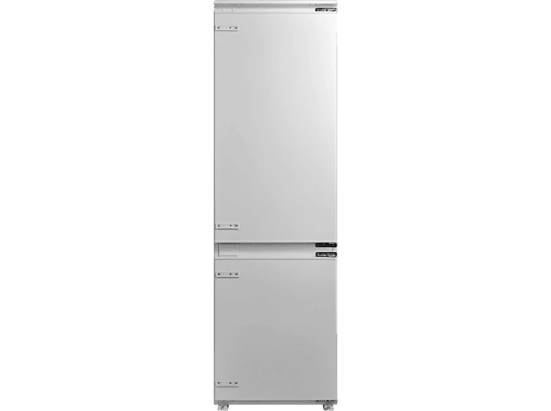 Frigorífico combi integrable - Midea MDRE353FGE01, No Frost, 178.5 cm Altura, 248 l, 360º Air Flow, Sin panelar