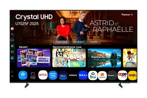 TV LED 50" - Samsung TU50U7025FKXXC, UHD 4K, Procesador Crystal Smart TV, Negro