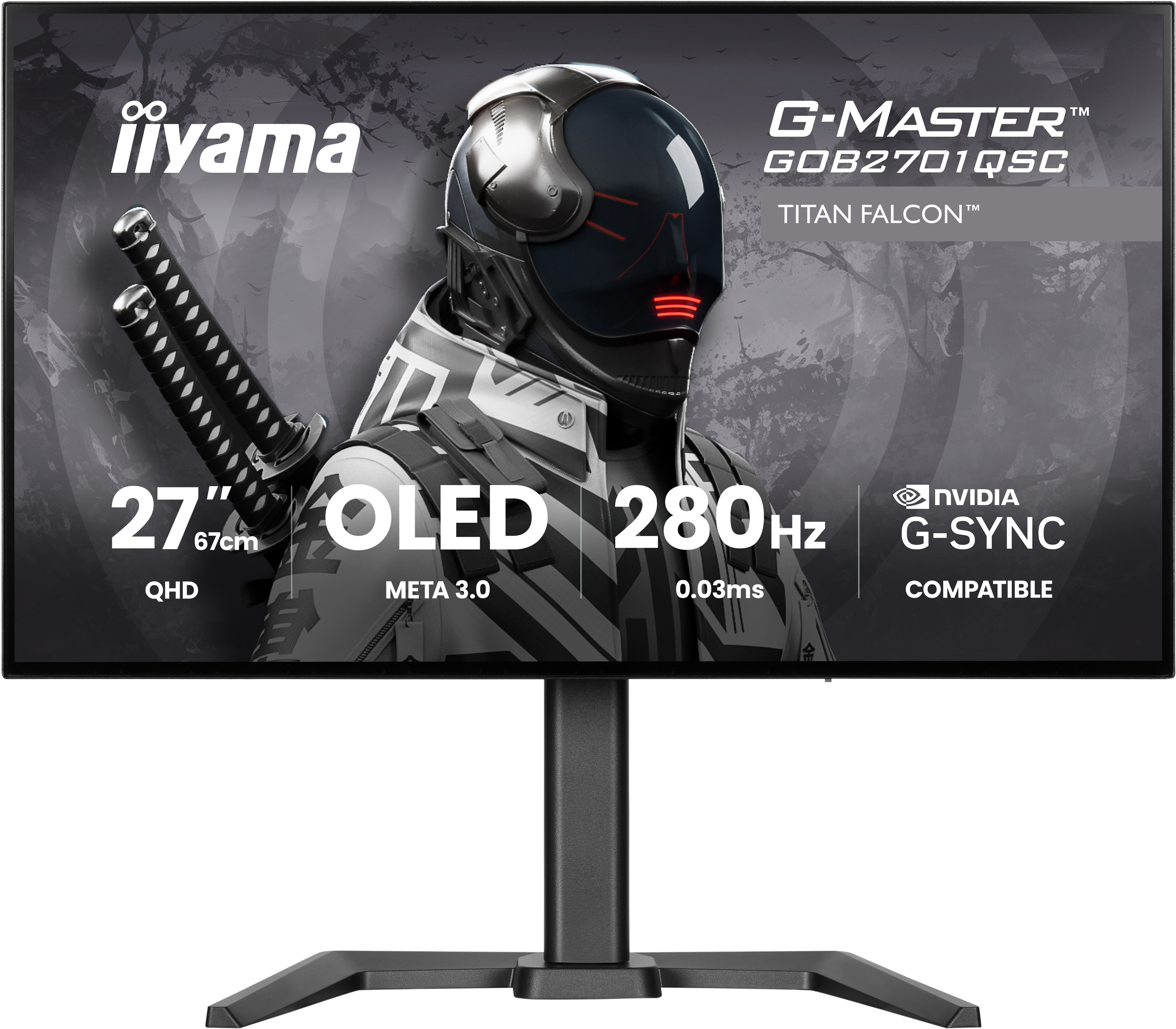 MONITOR IIYAMA GOB2701QSC-B1 G-MASTER 27" WOLED 2560 x 1440 HDMI Altavoces
