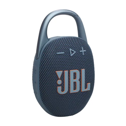 Altavoz inalámbrico - JBL Clip 5, 7 W, Bluetooth, 12 h Autonomía, Resistente al Agua IP67, Auracast, Azul