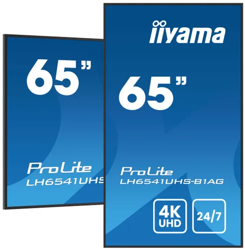 IIYAMA LH6541UHS-B1AG 65inch 3840x2160 4K UHD IPS panel LH6541UHS-B1AG