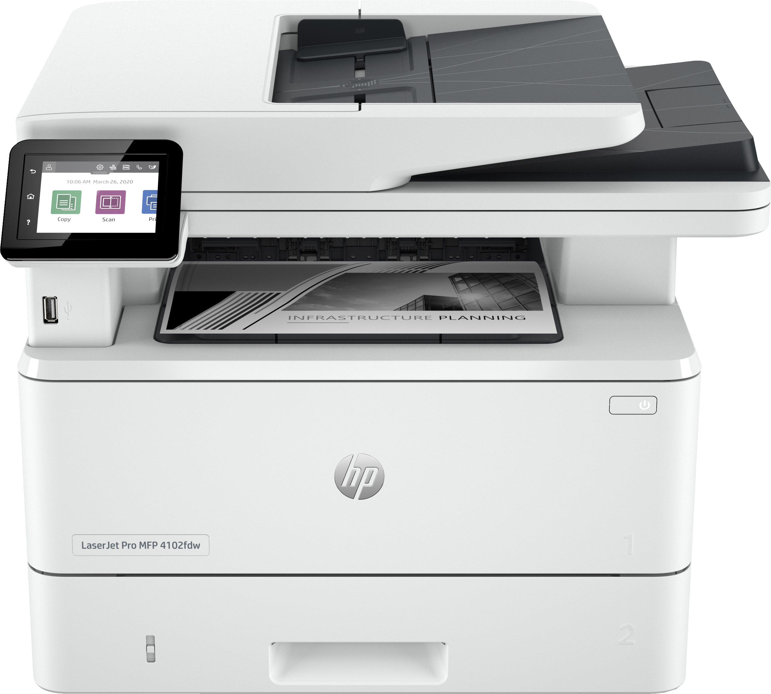 HP LaserJet Pro Impresora multifunción 4102fdw - Blanco y 2Z624F#B19