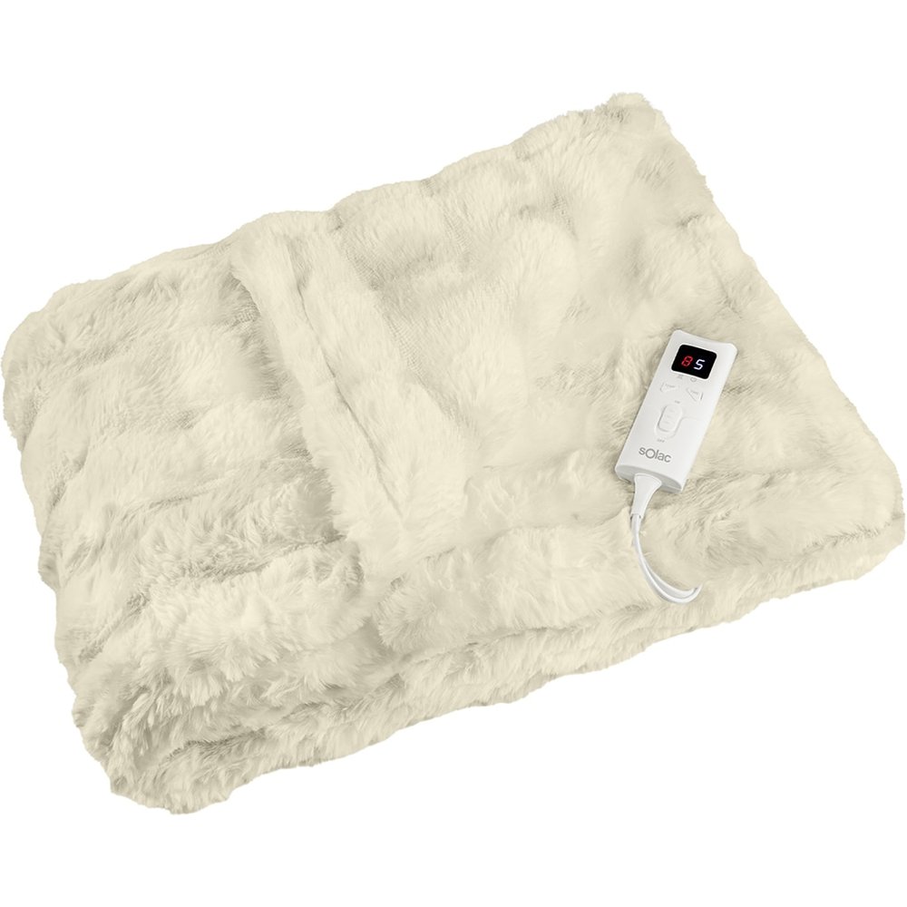 Solac - Manta eléctrica Solac Krakovia ultrasuave con 9 niveles de intensidad.