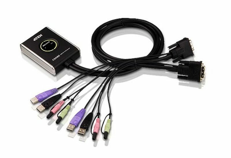 ATEN CS682-AT interruptor KVM Negro CS682-AT