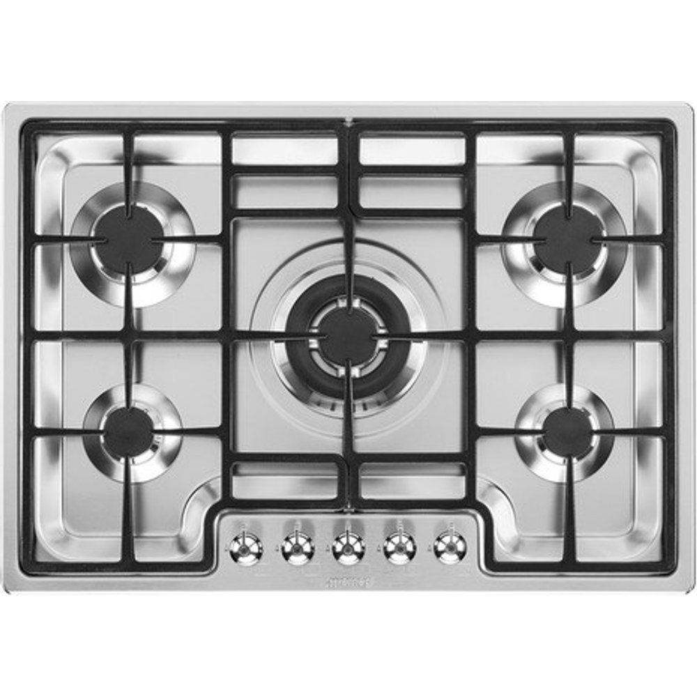 Smeg - Placa de gas Smeg PGF754 con 4 quemadores.