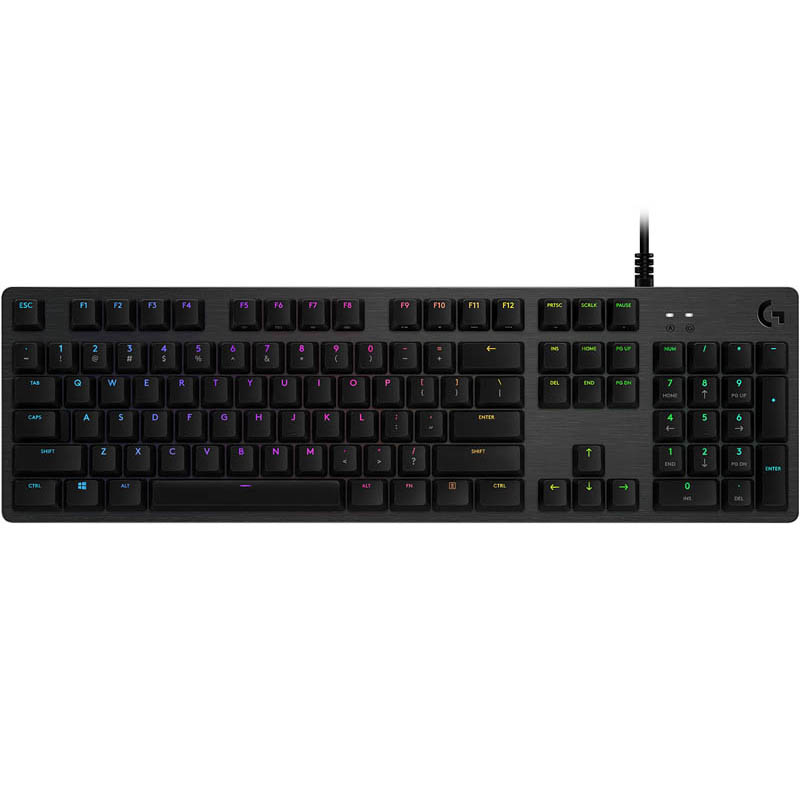 TECLADO MECANICO GAMING LOGITECH G512 CARBON RGB GX BROWN