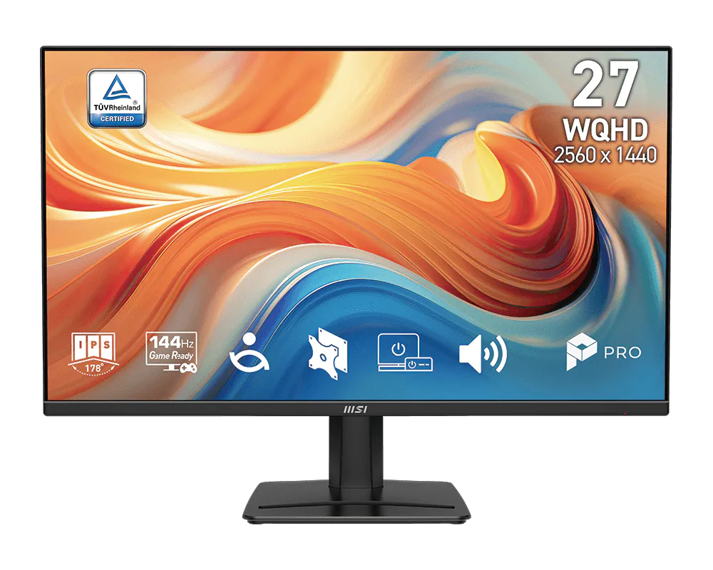 MSI PRO MP275Q E14 27" QHD 2K IPS 144Hz 1ms HDR AMD FreeSync