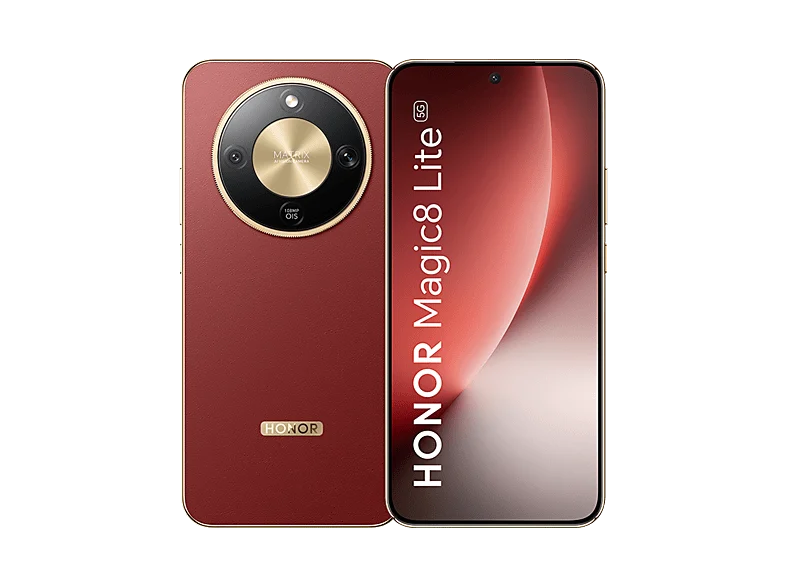 Honor Magic8 Lite, Reddish Brown, 256GB, 8GB RAM, 6.79" AMOLED de 4320 Hz, Qualcomm® Snapdragon® 6 Gen 4 (4nm), 7500 mAh