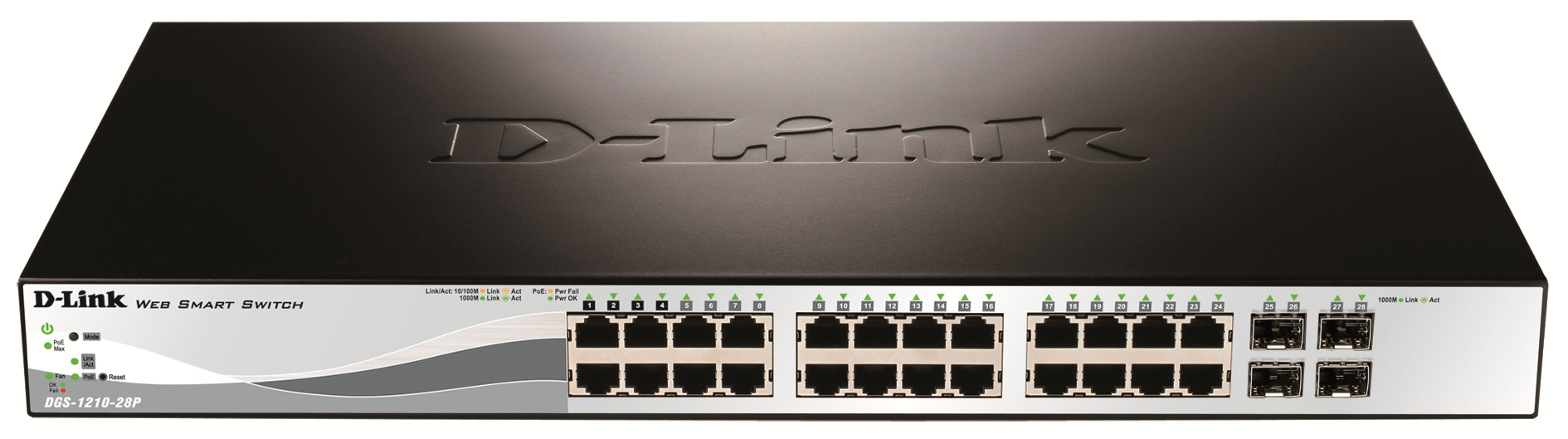 D-Link DGS-1210-28P/E 28-Port Layer2 PoE Gigabit Smart DGS-1210-28P/E