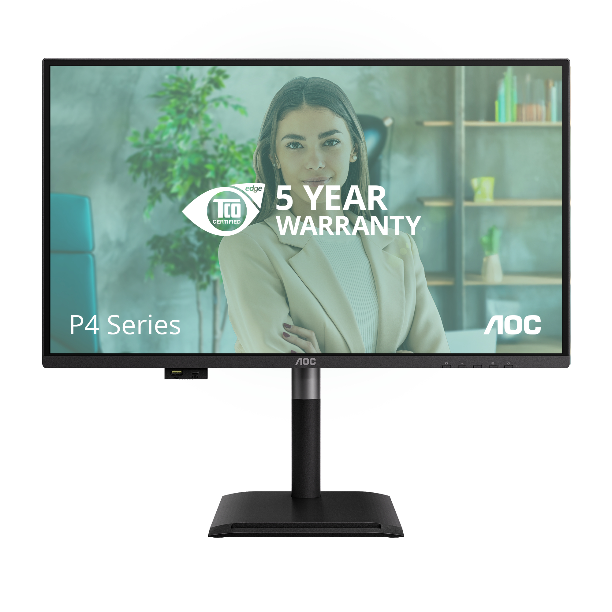AOC Q27P4U pantalla para PC 68,6 cm (27") 2560 x 1440 Pixeles Q27P4U