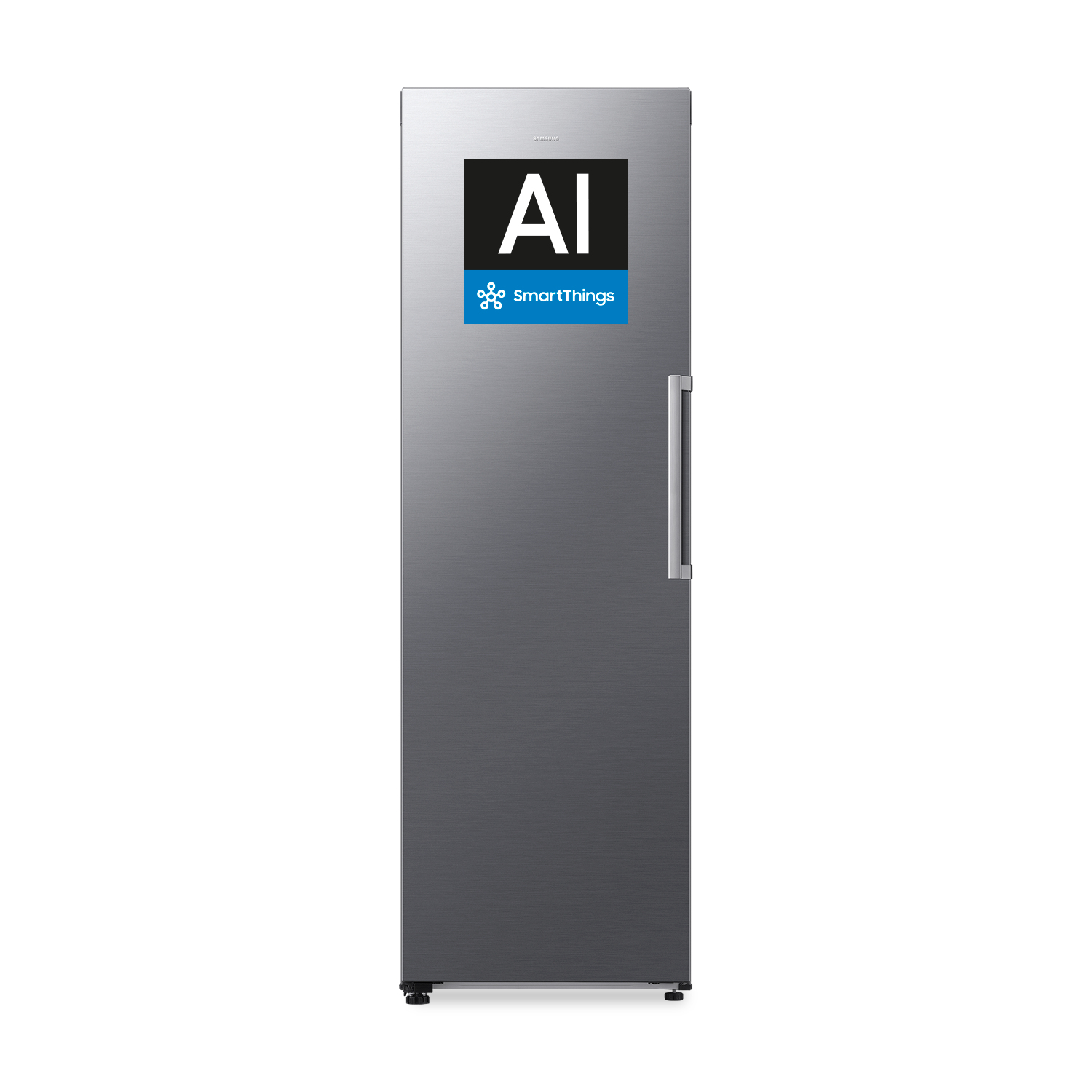 Samsung - Congelador Vertical Samsung Bespoke AI 186cm 323L Clase D Inox RZ70H32HDTEF.