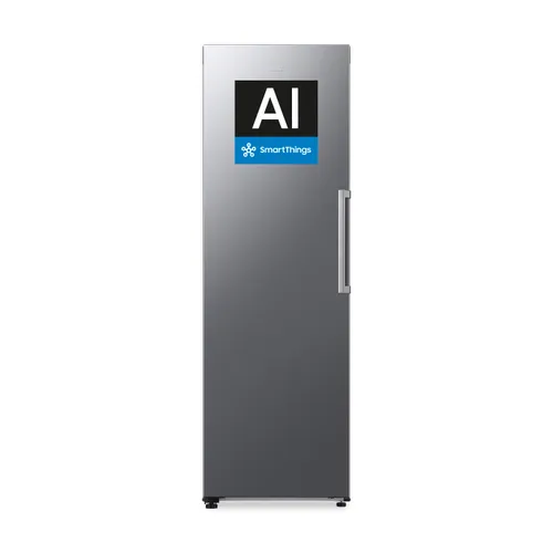 Samsung - Congelador Vertical Samsung Bespoke AI 186cm 323L Clase D Inox RZ70H32HDTEF.