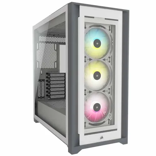 Corsair iCUE 5000X RGB White Cristal Templado